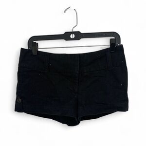 Y2K Guess Black Cuffed Emo Shorts